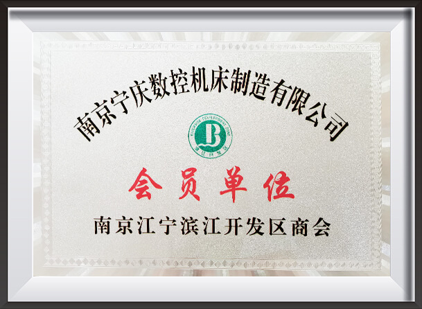 Member Unit of Nanjing Jiangning Binjiang Development Zone Chamber of Commerce