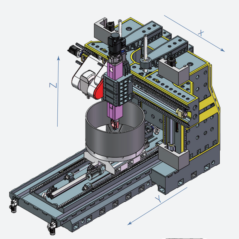 Gantry type Vertical/Horizontal 5 Axis Series RHH5A